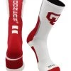 TCK OU Oklahoma Sooners Socks Perimeter Crew