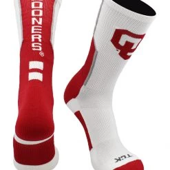TCK OU Oklahoma Sooners Socks Perimeter Crew