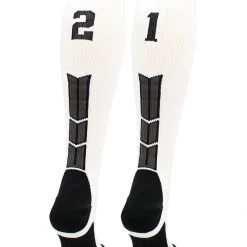 MadSportsStuff Softball Socks White Player ID Custom Number Over The Calf Socks For Softball Baseball Football Boys And Girls 161 MadSportsStuff Softball Socks White Player ID Custom Number Over The Calf Socks For Softball Baseball Football Boys And Girls