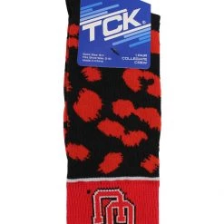 TCK Utah Utes Socks Womens Savage Crew Socks