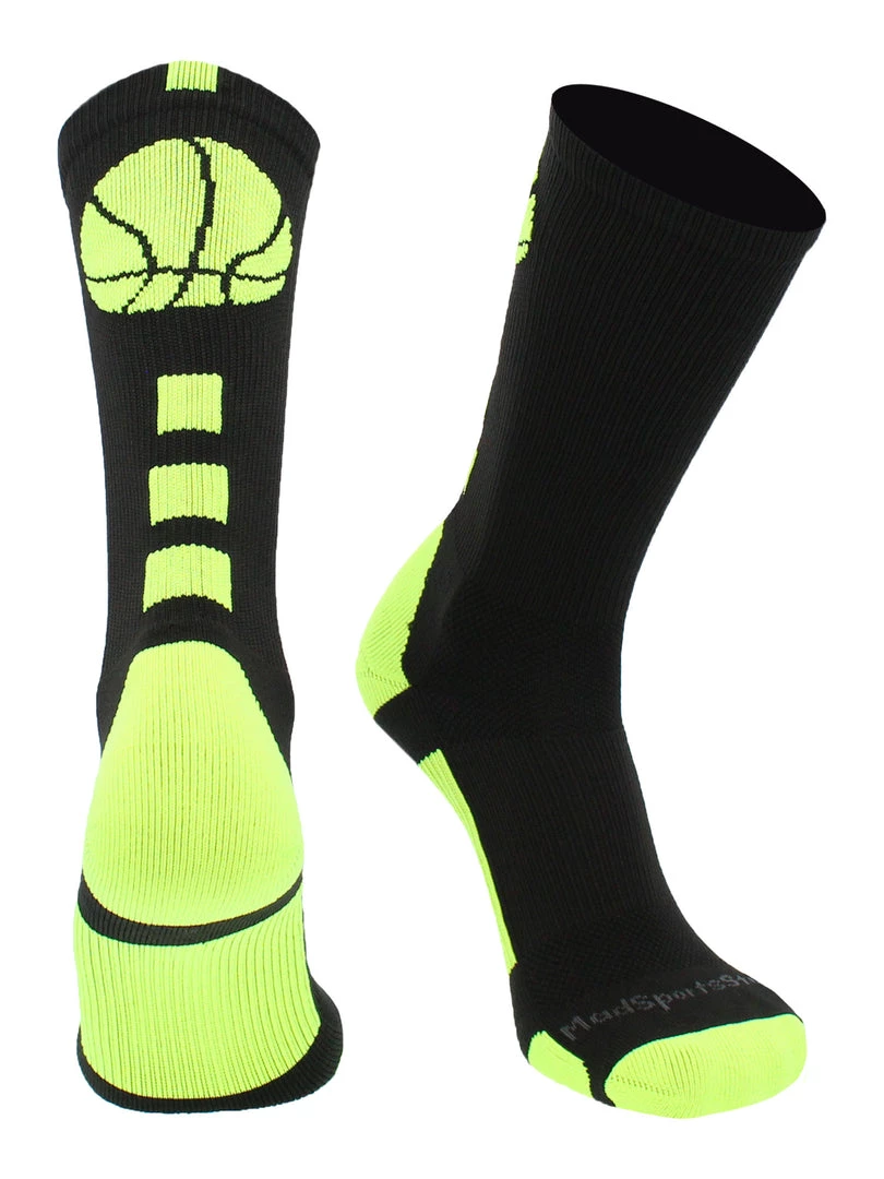 MadSportsStuff Basketball Socks For Boys, Girls, Men, Women- Athletic Crew Socks - Youth And Adult Sizes -Made In The USA 14 MadSportsStuff Basketball Socks For Boys, Girls, Men, Women- Athletic Crew Socks - Youth And Adult Sizes -Made In The USA