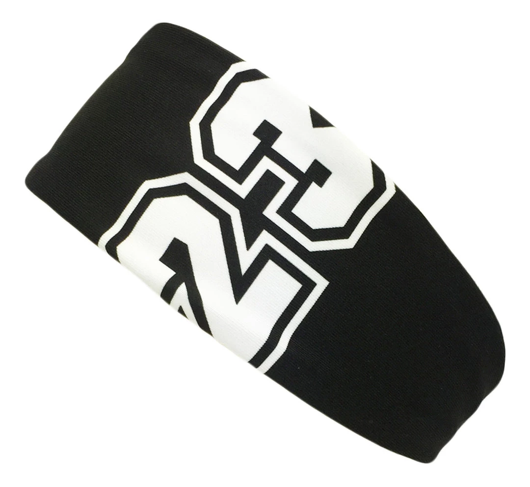 MadSportsStuff Headbands Player ID Black/White Headband Basketball Volleyball Softball Soccer 8 MadSportsStuff Headbands Player ID Black/White Headband Basketball Volleyball Softball Soccer