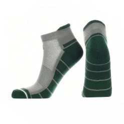 TCK All Schools Michigan State Spartans Low Cut Ankle Socks With Tab