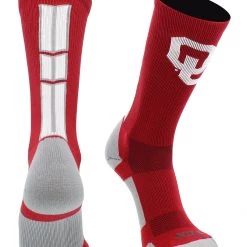 TCK Sports OU Oklahoma Sooners Socks Baseline 3.0 Crew All Schools