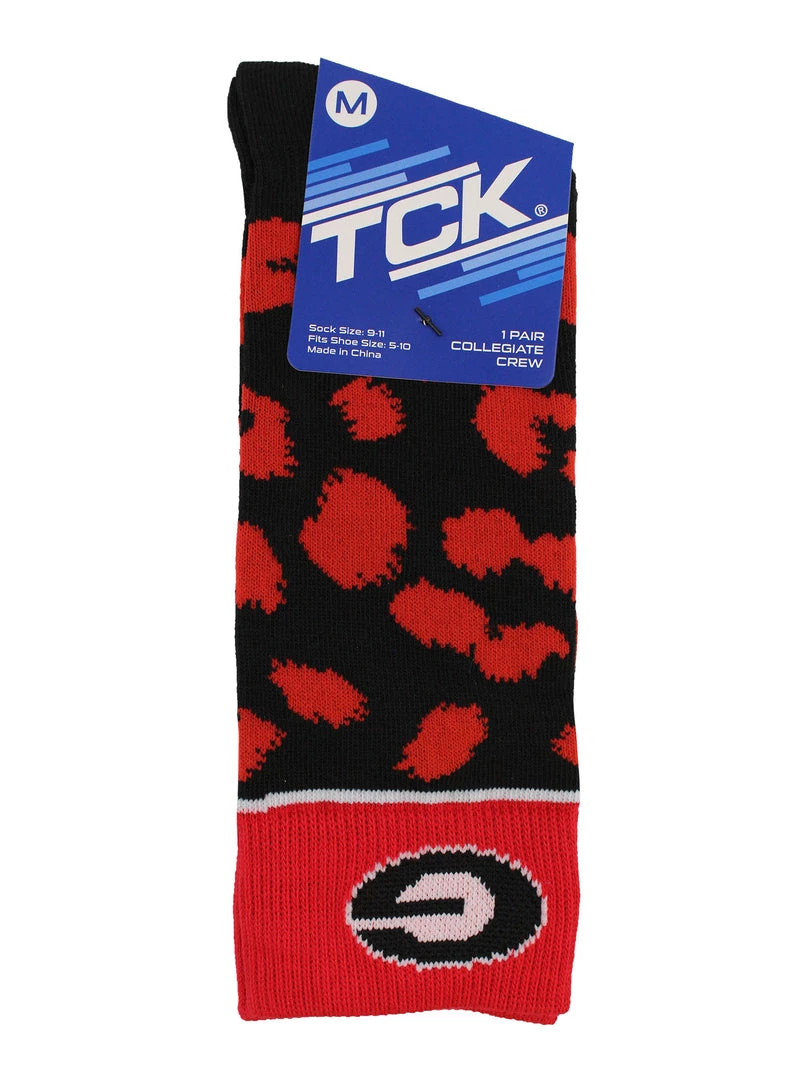 TCK Georgia Bulldogs Socks Womens Savage Crew Socks 4 TCK Georgia Bulldogs Socks Womens Savage Crew Socks