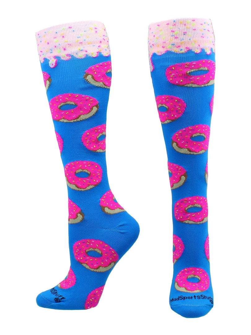 MadSportsStuff Donut Socks With Pink Frosting And Sprinkles 1 MadSportsStuff Donut Socks With Pink Frosting And Sprinkles