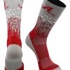 TCK Alabama Crimson Tide Socks Downtown Crew