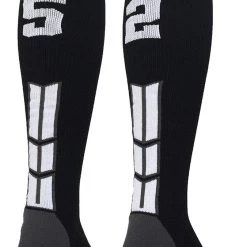 MadSportsStuff Softball Socks Black Player ID Custom Number Over The Calf Socks For Softball Baseball Football Boys And Girls 133 MadSportsStuff Softball Socks Black Player ID Custom Number Over The Calf Socks For Softball Baseball Football Boys And Girls