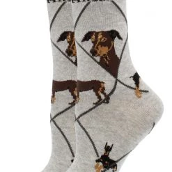 WHD Doberman Pinscher Socks For Women Gift For Dog Lovers