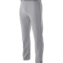 MadSportsStuff Mens Baseball Pants Open Bottom Adult Pro Line