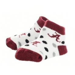TCK All Schools Alabama Crimson Tide Toddler Socks Low Cut Little Fan