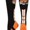 MadSportsStuff Tigers Logo Over The Calf Socks