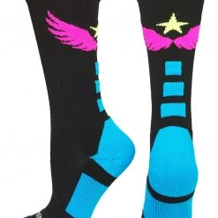 MadSportsStuff Light Speed Athletic Crew Socks (multiple Colors)