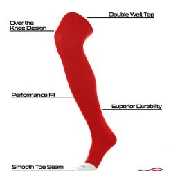 TCK Prosport Baseball Socks Over The Knee Pro Plus Football Socks