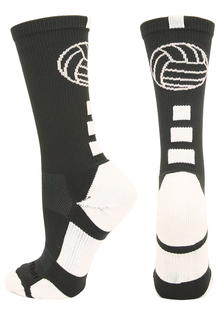 MadSportsStuff Volleyball Socks For Girls, Women & Teens In Crew Length 12 MadSportsStuff Volleyball Socks For Girls, Women & Teens In Crew Length