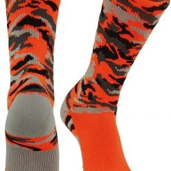 Basketball Socks TCK Sports Elite Woodland Camo Performance Crew Socks