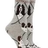 WHD Springer Spaniel Socks For Women Gift For Dog Lovers Crazy Socks - Crew