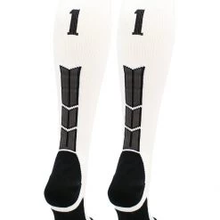 MadSportsStuff Softball Socks White Player ID Custom Number Over The Calf Socks For Softball Baseball Football Boys And Girls 171 MadSportsStuff Softball Socks White Player ID Custom Number Over The Calf Socks For Softball Baseball Football Boys And Girls