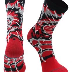 MadSportsStuff Basketball Socks Crazy Tie Dye Crew Socks Basketball Volleyball Lacrosse Football For Girls Or Boys