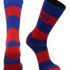 TCK All Schools Dayton Flyers Socks Game Day Striped Crew Socks