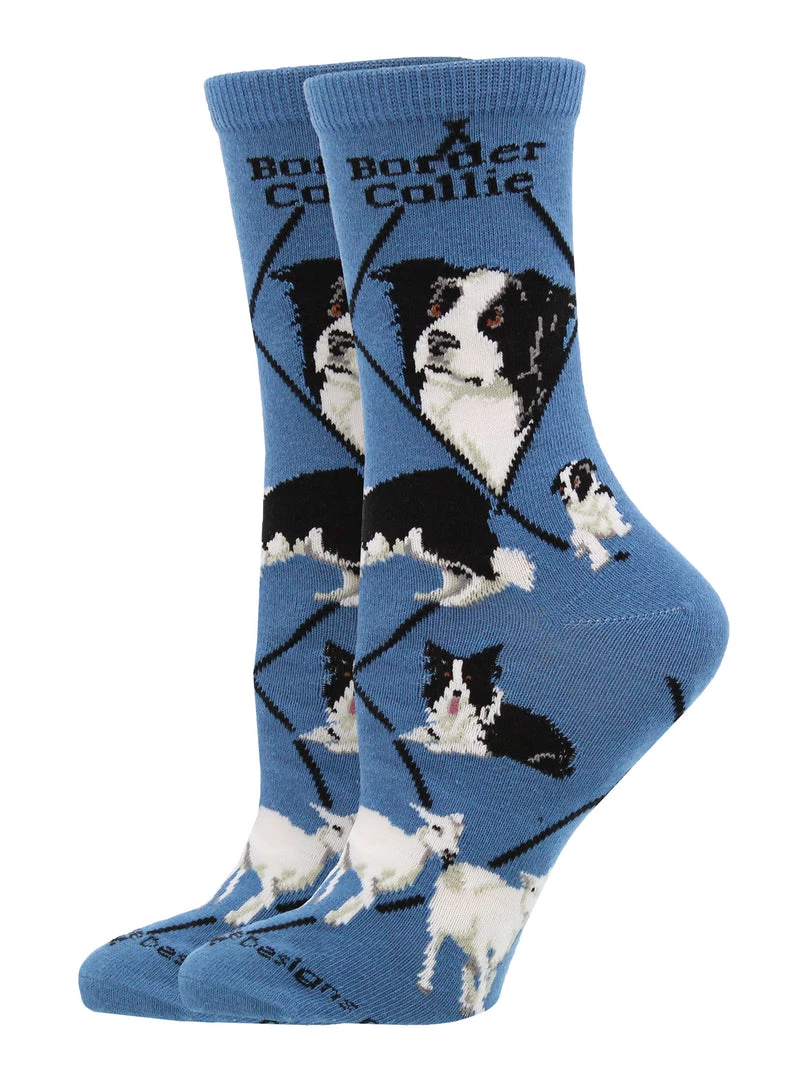 WHD Border Collie Socks For Women Gift For Dog Lovers 2 WHD Border Collie Socks For Women Gift For Dog Lovers