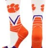 TCK Clemson Tigers Socks Victory Crew All Schools
