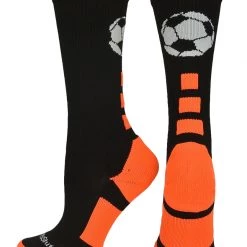 MadSportsStuff Soccer Ball Athletic Crew Socks (multiple Colors)