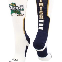 TCK All Schools University Of Notre Dame Socks Fighting Irish Perimeter Crew