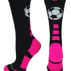 MadSportsStuff Soccer Ball Athletic Crew Socks (multiple Colors)