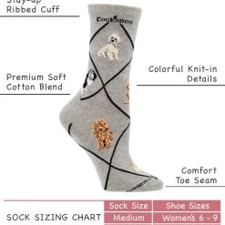 WHD Cockapoo Socks For Women Gift For Dog Lovers 6 WHD Cockapoo Socks For Women Gift For Dog Lovers