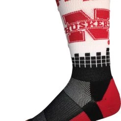 TCK Nebraska Cornhuskers Socks Frequency Crew 5 TCK Nebraska Cornhuskers Socks Frequency Crew