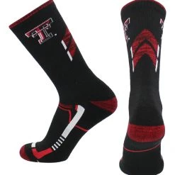 TCK Texas Tech Red Raiders Socks Texas Tech University Red Raiders Champion Crew Socks