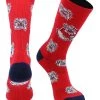 TCK Fresno State Bulldogs Socks Fresno State University Bulldogs Mayhem Crew Socks