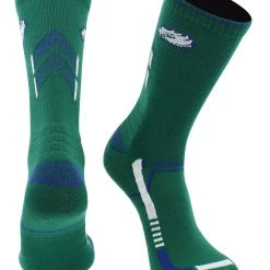 TCK All Schools Florida Gulf Coast Eagles Socks Florida Gulf Coast University Eagles Champion Crew Socks