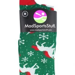 MadSportsStuff Softball Socks Christmas Unicorn Socks Over The Calf