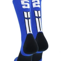 MadSportsStuff Volleyball Socks Royal Player ID Custom Number Crew Socks For Basketball Lacrosse Volleyball Boys And Girls 131 MadSportsStuff Volleyball Socks Royal Player ID Custom Number Crew Socks For Basketball Lacrosse Volleyball Boys And Girls