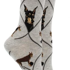 WHD Doberman Pinscher Socks For Women Gift For Dog Lovers