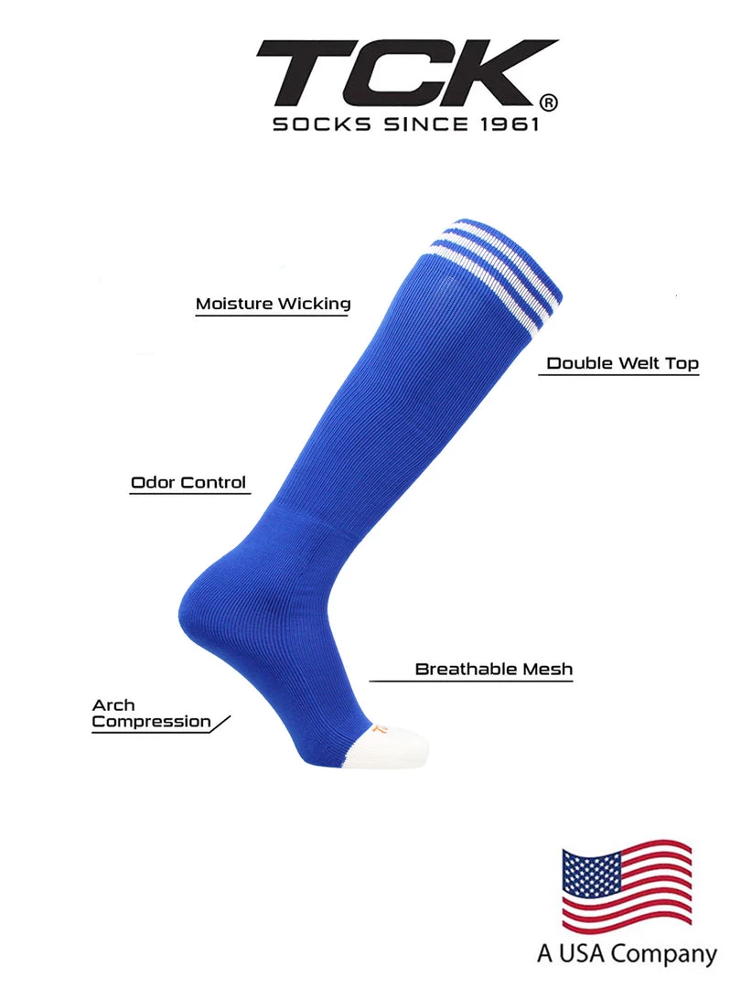 TCK Prosport Striped Tube Socks For Soccer Baseball Football 4 TCK Prosport Striped Tube Socks For Soccer Baseball Football