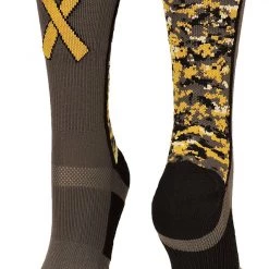 MadSportsStuff Salute To Service Military Awareness Athletic Crew Socks Basketball Socks
