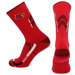TCK All Schools Louisville Cardinals Socks University Of Louisville Cardinals Champion Crew Socks