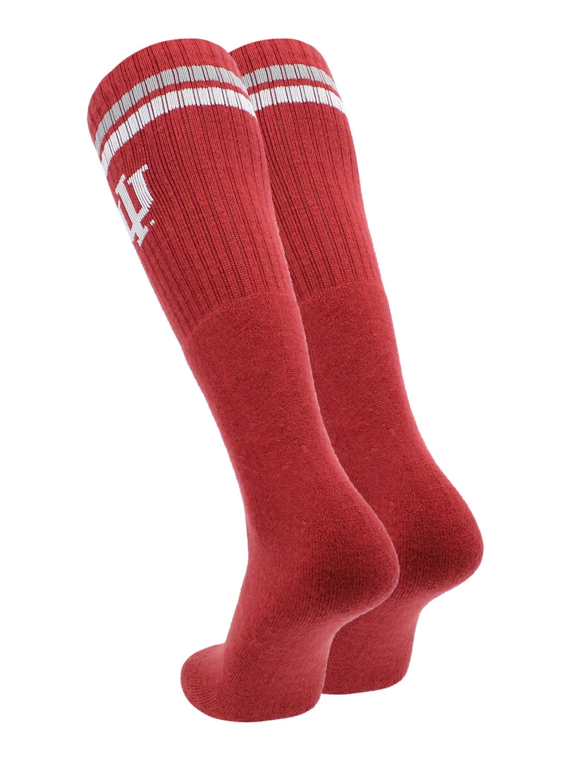 TCK All Schools Indiana Hoosiers Socks Throwback Tube 2 TCK All Schools Indiana Hoosiers Socks Throwback Tube