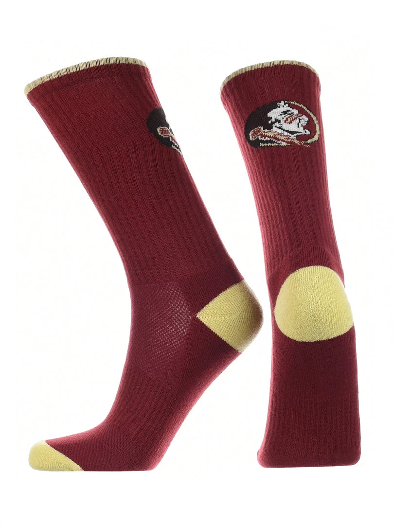 TCK Florida State Seminoles Socks Campus Legend Crew Length All Schools 2 TCK Florida State Seminoles Socks Campus Legend Crew Length All Schools