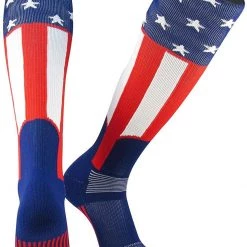 TCK American Flag Baseball Stirrup Socks Uncle Sam
