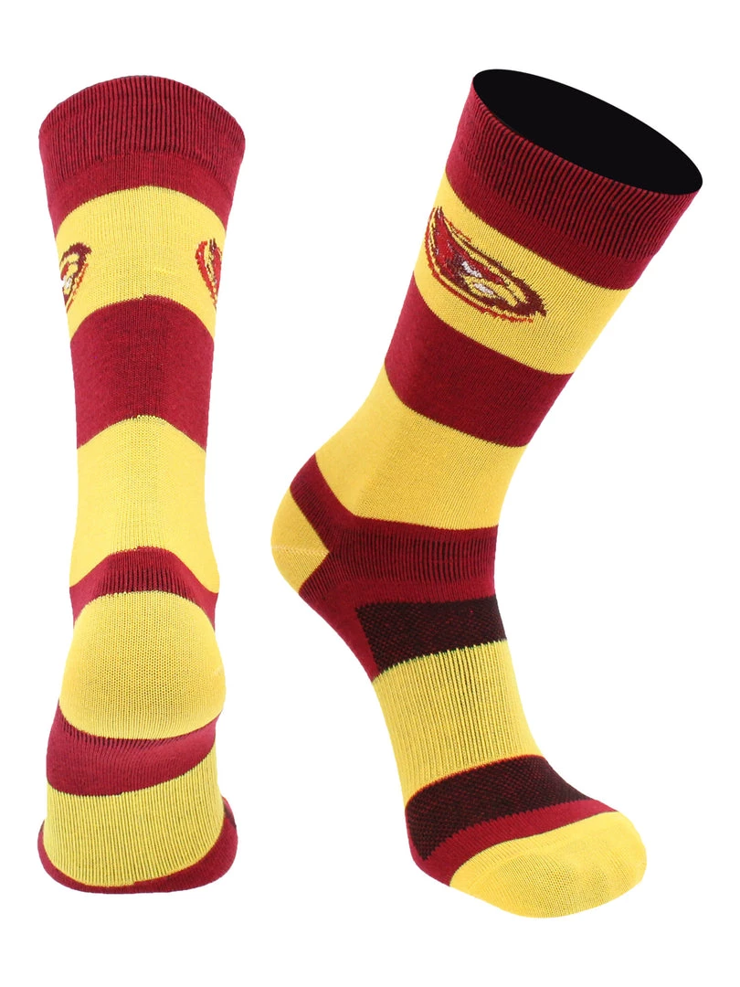 TCK Iowa State Cyclones Socks Game Day Striped Crew Socks All Schools 1 TCK Iowa State Cyclones Socks Game Day Striped Crew Socks All Schools