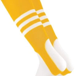TCK Striped Baseball Stirrups 7 Inch Pattern B