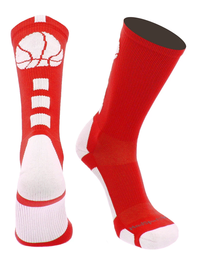 MadSportsStuff Basketball Socks For Boys, Girls, Men, Women- Athletic Crew Socks - Youth And Adult Sizes -Made In The USA 22 MadSportsStuff Basketball Socks For Boys, Girls, Men, Women- Athletic Crew Socks - Youth And Adult Sizes -Made In The USA