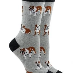 WHD American Bulldog Socks For Women Gift For Dog Lovers 9 WHD American Bulldog Socks For Women Gift For Dog Lovers