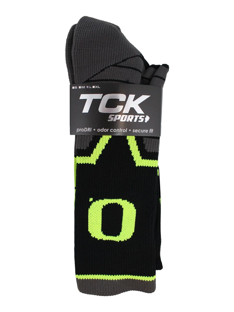 TCK Oregon Ducks Socks Victory Crew 3 TCK Oregon Ducks Socks Victory Crew