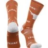 TCK All Schools Texas Longhorns Socks Crew Length Sock Mayhem