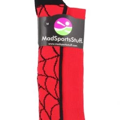 MadSportsStuff Crazy Spider Web Over The Calf Athletic Socks Baseball Socks